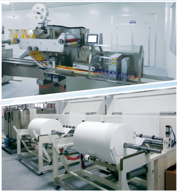 Fully automatic wet wipe production line